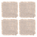 Linen Double Stitch Coasters
