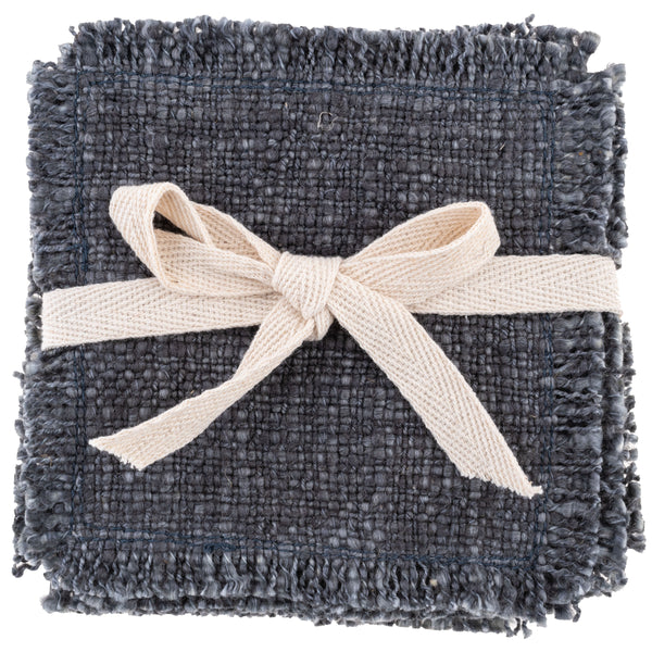 Slate Double Stitch Coaster packaged view