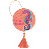 Seahorse-sandalwood scented air freshener front view