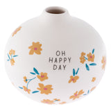 Oh Happy Day Small Bud Vases Front View