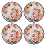 Autumnal spice melamine salad plates