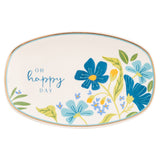 Oh Happy Day Oval Trinket Tray