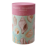 Seaside treasures puzzle packaged view