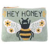 Bee embroidered carry all