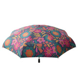 Retro floral travel umbrella