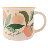 Peach camp mug
