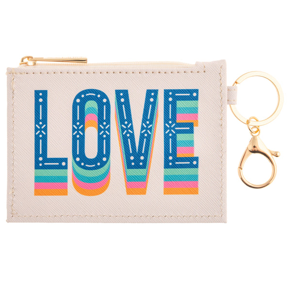 Love zip ID holder