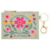 Oh so happy zip ID holder