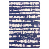 Blue shibori notebook