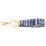 Indigo blue loop keychains