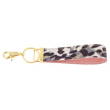 Leopard loop keychains