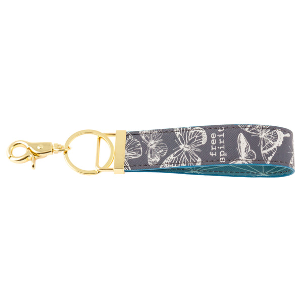 Butterfly loop keychains