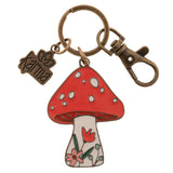 Mushroom Enamel Key Chains