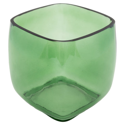 Emerald Sitting Glass Vase