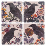 Crow Cork Coasters