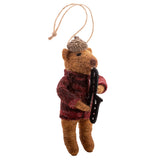Jazz Band Bears Felt Ornament Set