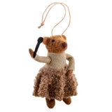 Jazz Band Bears Felt Ornament Set