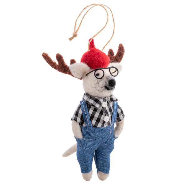 Woodland Hipsters Felt Ornament Set