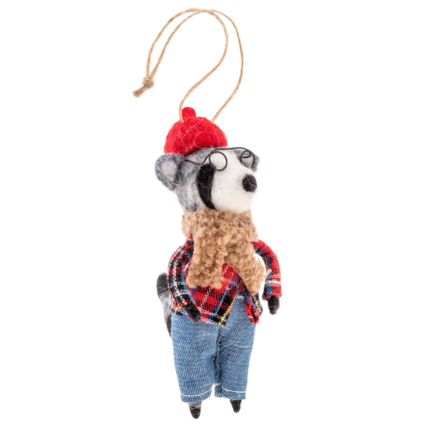 Woodland Hipsters Felt Ornament Set