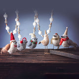 Table Top Birds Felt Ornament Set