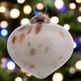 Speckled Drop Glass Ornament