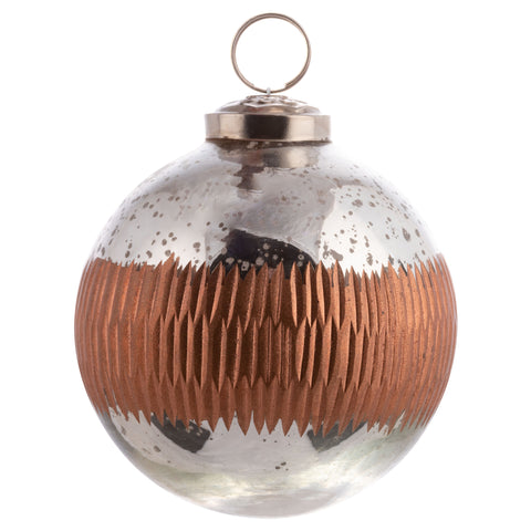 Ball Etched Glass Ornaments
