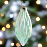 Faceted Teardrop Ornament