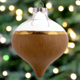 Wood Painted Glass Ornaments