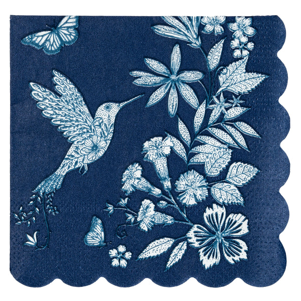 Hummingbird cocktail paper napkins