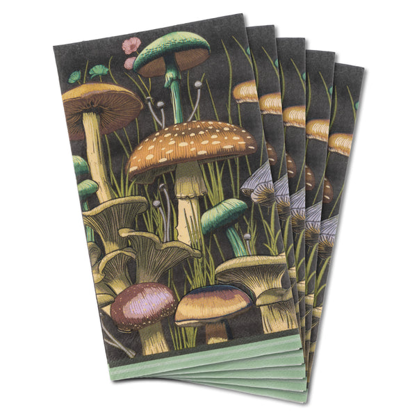 Mushroom dinner paper napkins