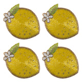 Lemon Beaded Coasters