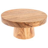 Natural Wood Cake Stand