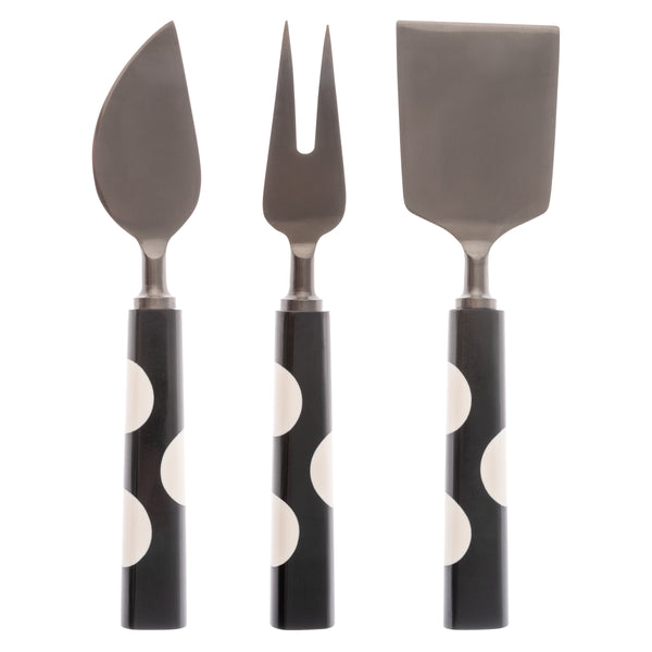 Polka dot resin cheese tools