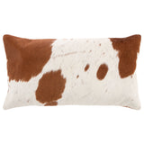 Cowhide Lumbar Pillow
