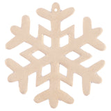 Leather Snowflake Ornaments