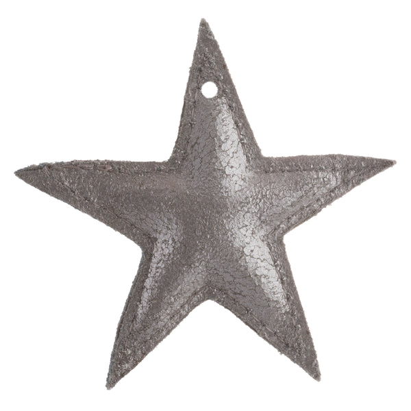 Leather Star Ornament