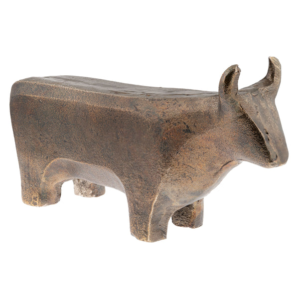 Metal cow figurine