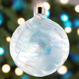 Feather Cloud Sea Blue Ornament