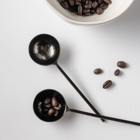 Black Metal Spoons