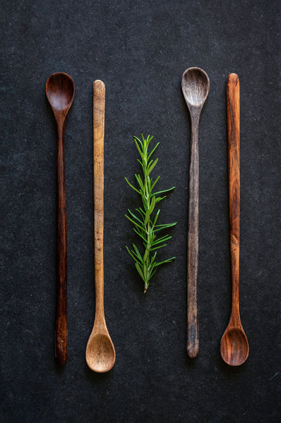 Wood Tasting Spoons Set of 4