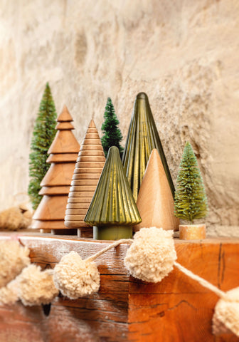 Fluted Mercury Glass Trees