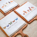 Cotton Tea Towel w/ Cutting Board