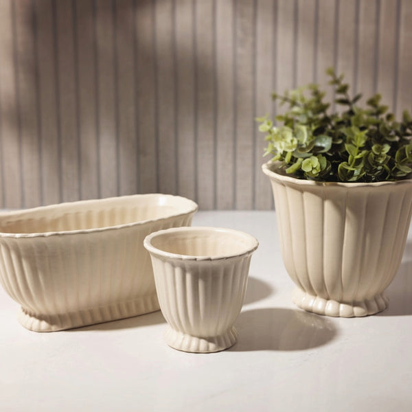 Fluted Pot