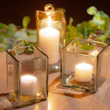 Hand Blown Hanging Glass Vases