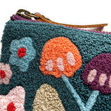 Mushroom embroidered carry all close up