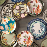Melamine plates on a table