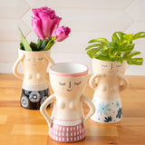 Reyna Busty Lady Vases