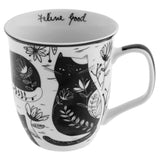 Cat boho mug