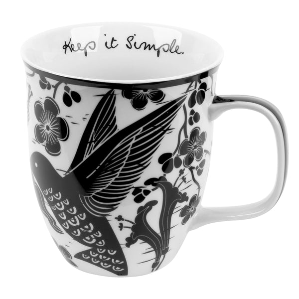 Hummingbird boho mug