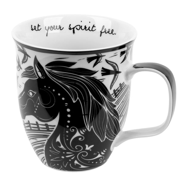 Horse boho mug